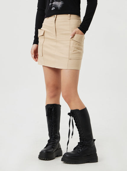 Cargo Mini Skirt CM306