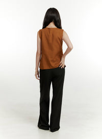 solid-wide-fit-pintuck-tailored-pants-ou419