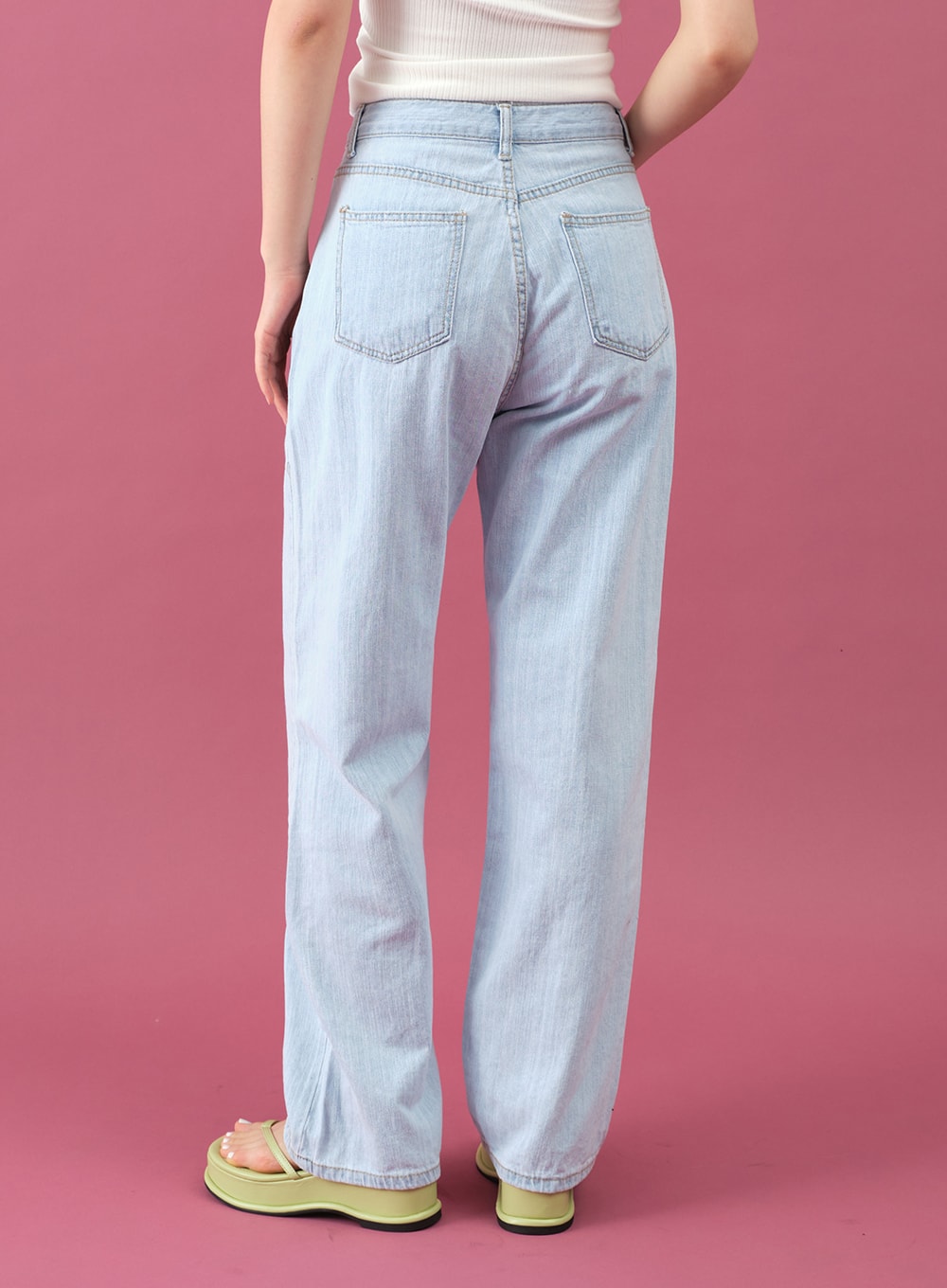 Wide Denim Pants for Summer CM12