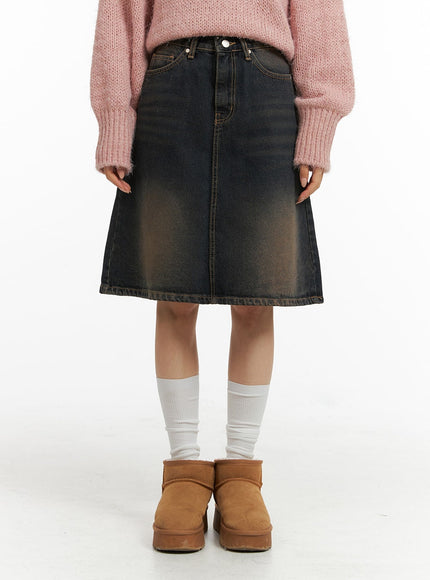 high-waist-solid-denim-mid-skirt-cj409