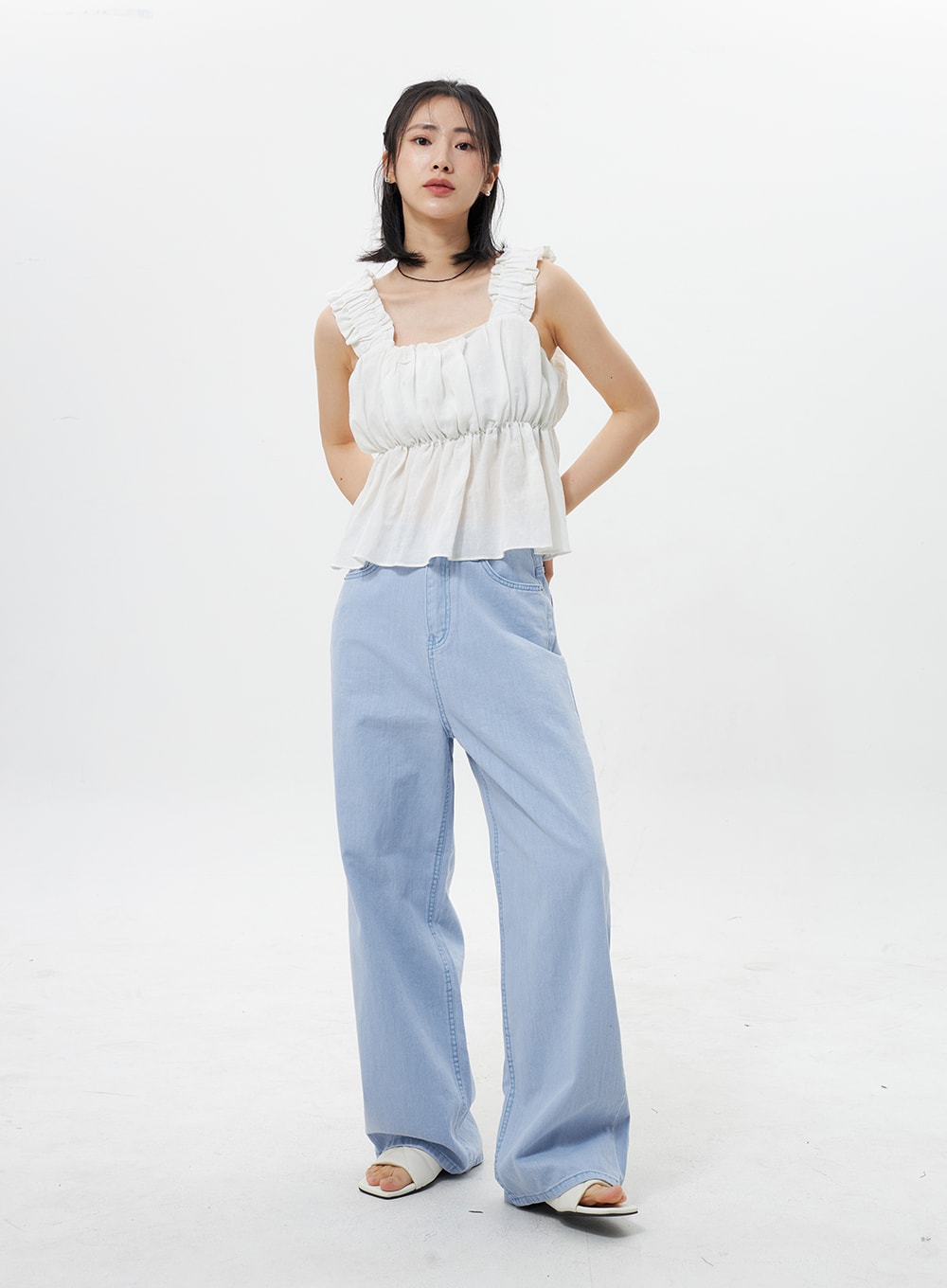 Cotton Baggy Pants OY309