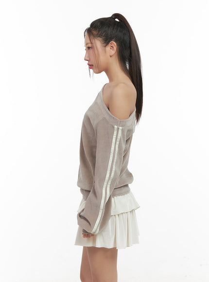 velvet-ribbon-one-shoulder-sweatshirt-cd411