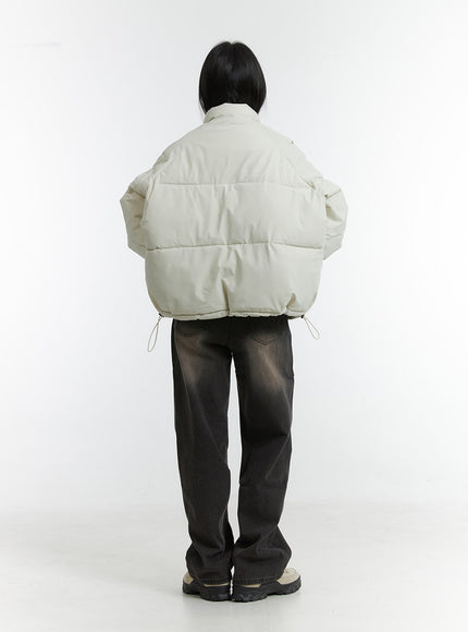 solid-zip-up-stand-collar-puffer-jacket-od315