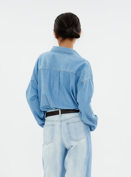 Relaxed Fit Denim Shirt CM10