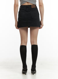 solid-cargo-mini-skirt-cy417