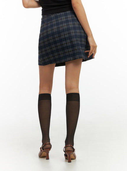 chic-checkered-wrap-mini-skirt-io409