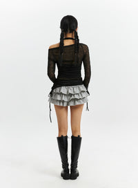 frill-layered-mini-skirt-cd321