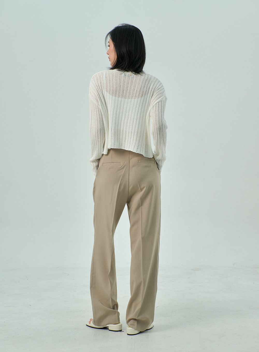 Wide Basic Tailored Pants OY310