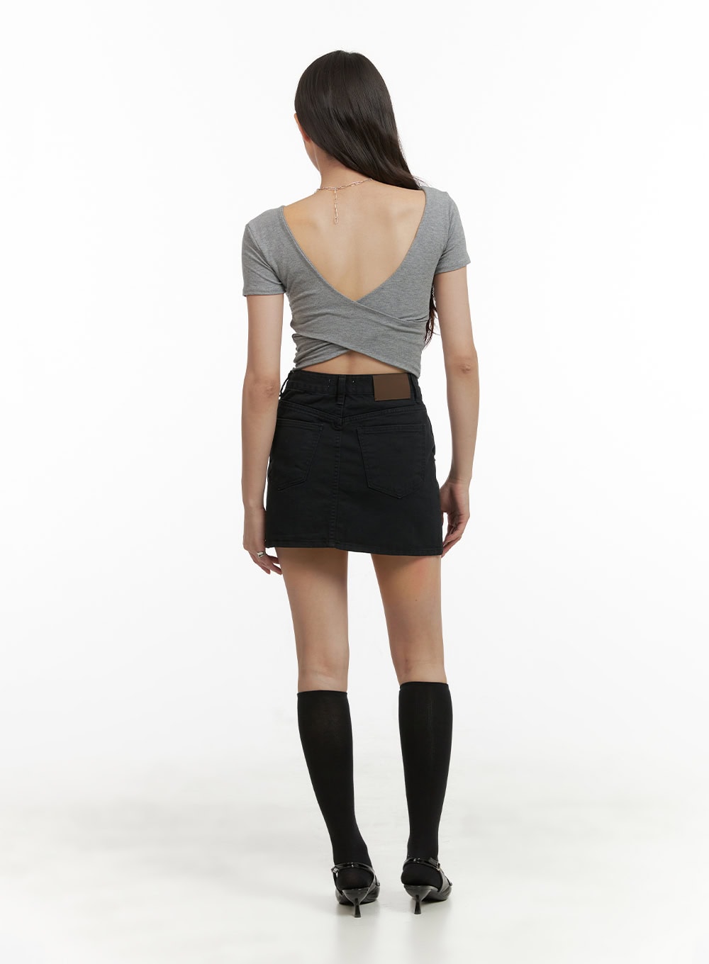 solid-cargo-mini-skirt-cy417