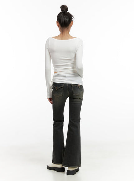 unbalanced-shirring-long-sleeve-top-co424