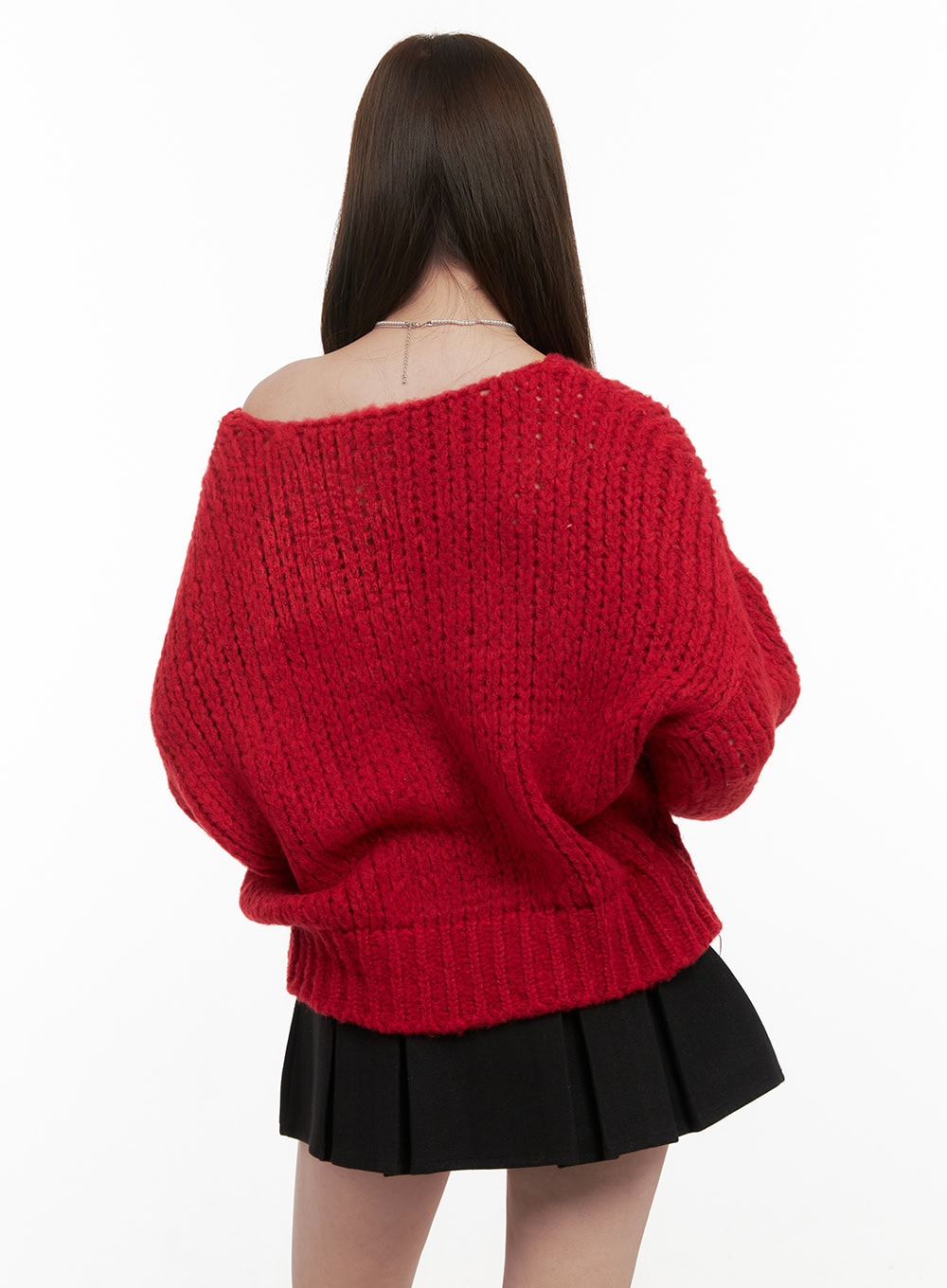 one-shoulder-solid-sweater-od412