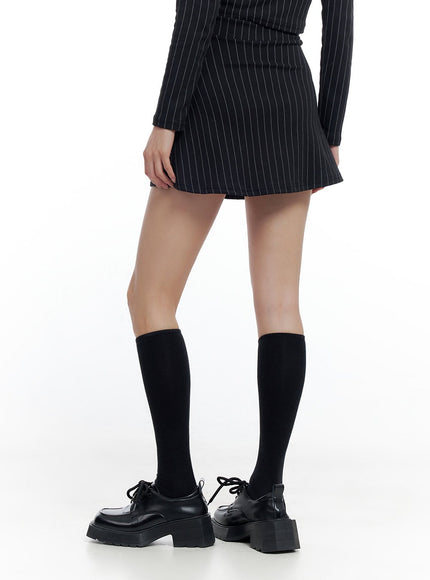 striped-buckle-mini-skirt-co426