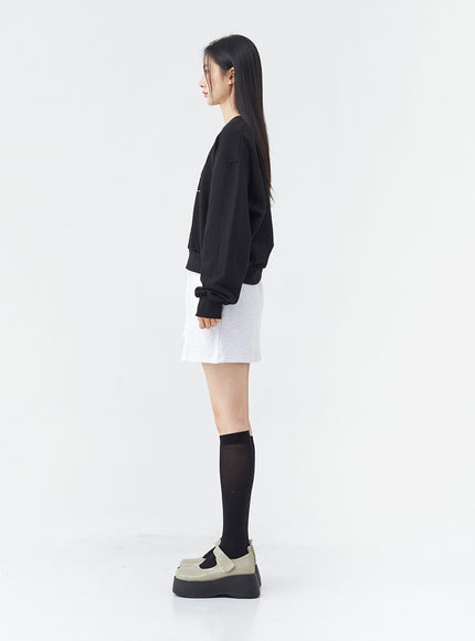 Basic Sweat Skirt with Pocket OG17