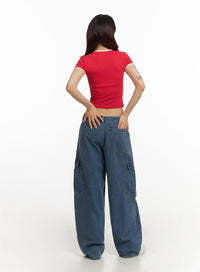 cargo-buttoned-jeans-iy410