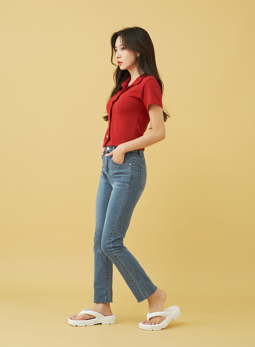 Vintage Style Skinny Jeans BU18