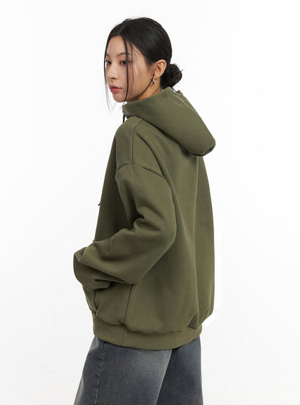 Oversized Embroidered Hoodie IJ503