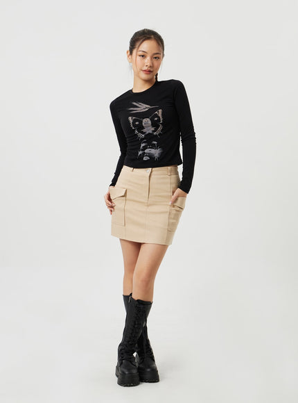 Cargo Mini Skirt CM306