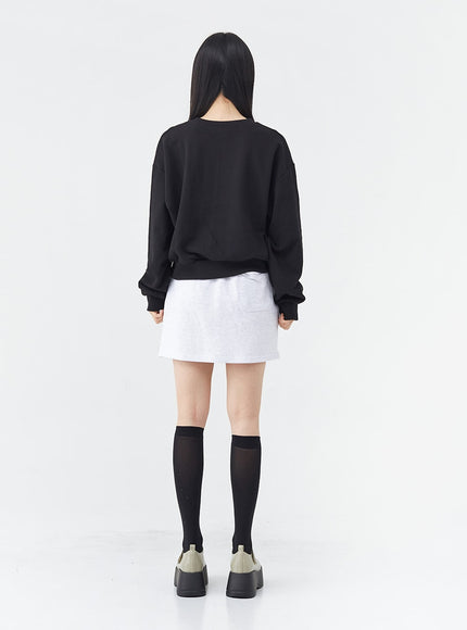 Basic Sweat Skirt with Pocket OG17