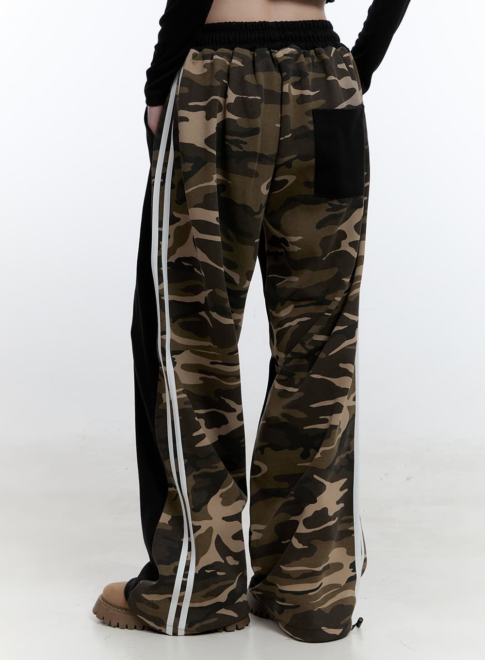 Camo Two-Tone Sweatpants CJ522