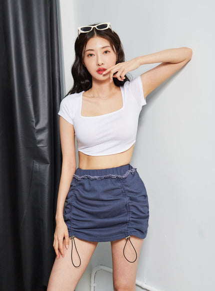 Side String Skirt Pants IU26