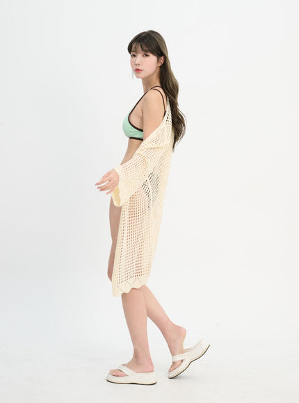 Knit Cover-Up Robe IN302