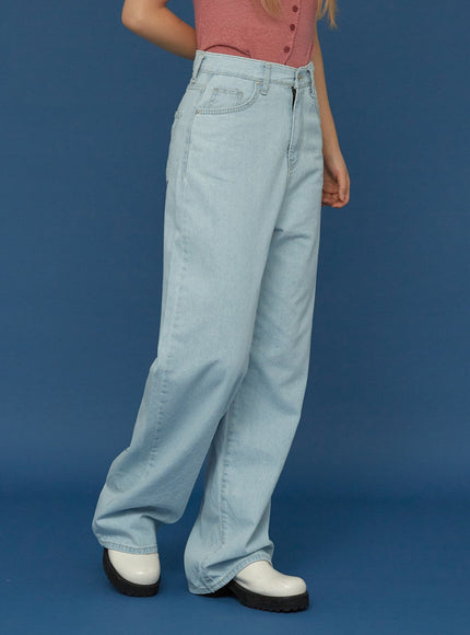 Basic Wide Denim Pants CG02