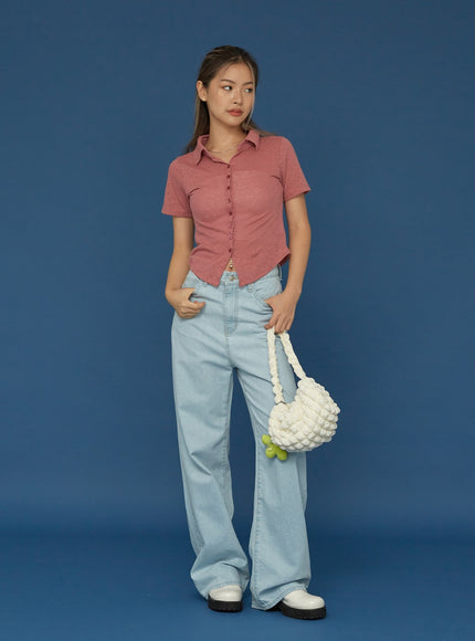 Basic Wide Denim Pants CG02