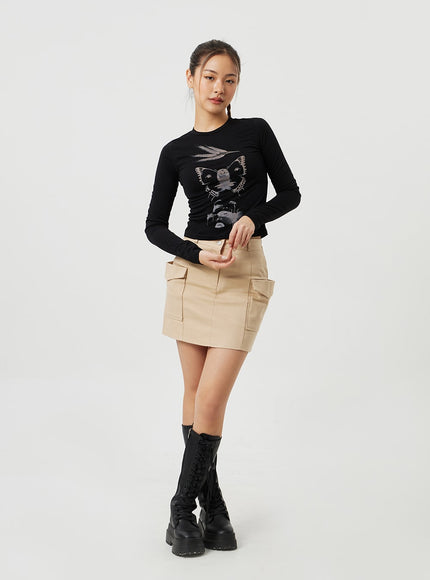 Cargo Mini Skirt CM306