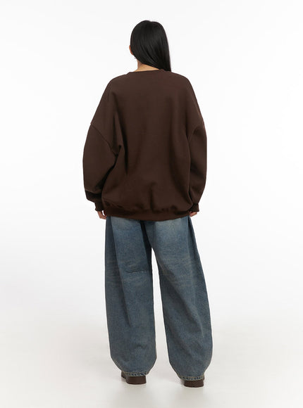 Classic Oversized Crew Neck IJ503