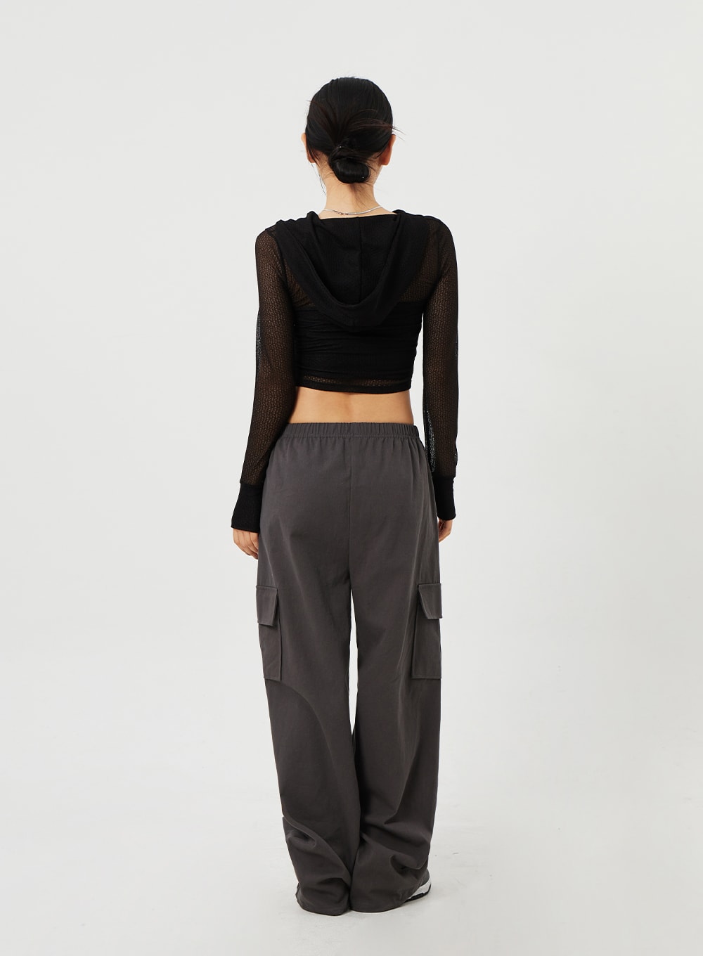 Cargo Wide Leg Track Pants CM302