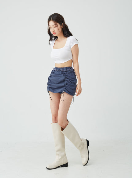 Side String Skirt Pants IU26