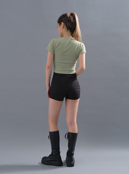 Spandex Double Pocketed Shorts CM12