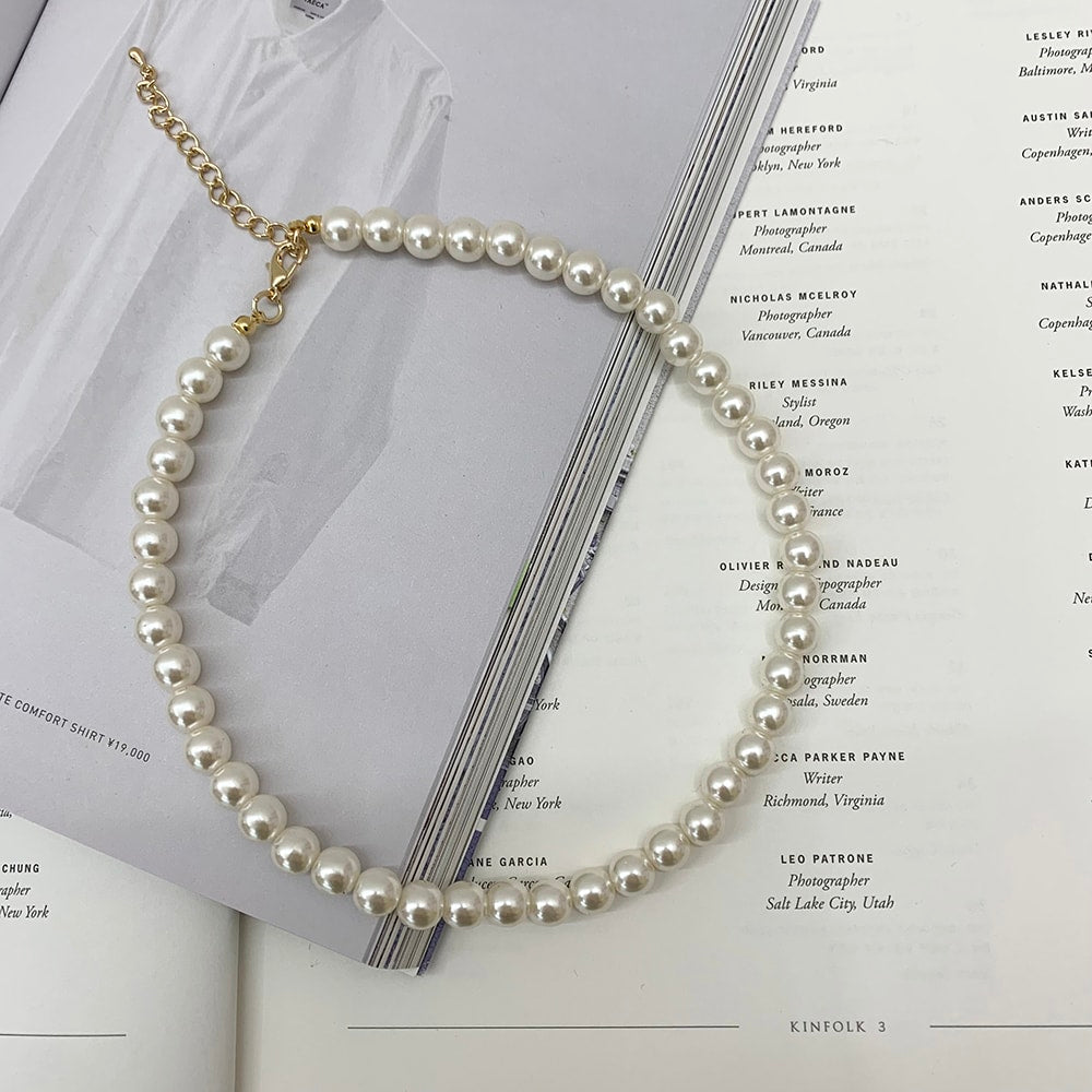 Classic Pearl Choker OA06