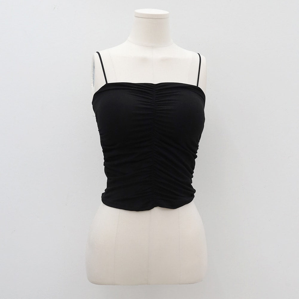 Shirred Cami Top with Padding IM10