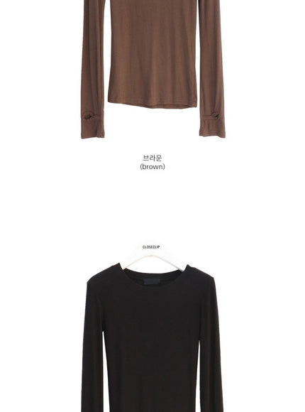 Long Sleeve Crop T-Shirt J5