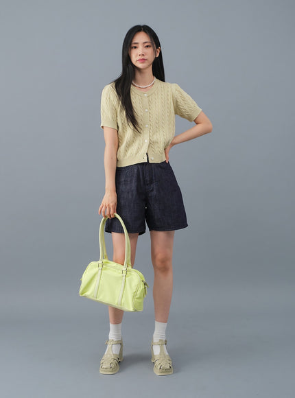 Basic Raw Denim Shorts OJ02