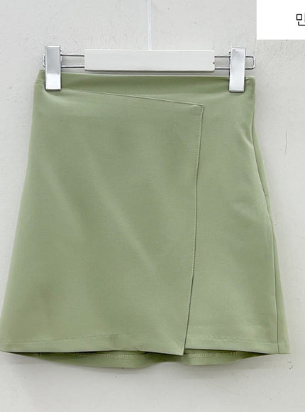 Wrap Style Mini Skirt BS-B11010502