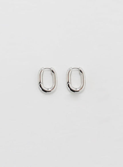 Square Shaped Mini Hoop Earrings CA10