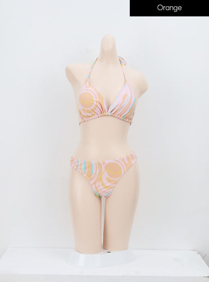 Tie Dye Bikini And Sarong Set IA313