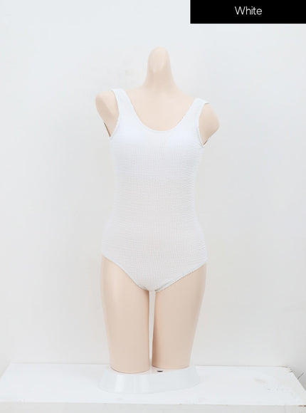 Ribbed Knit Swimsuit IA313