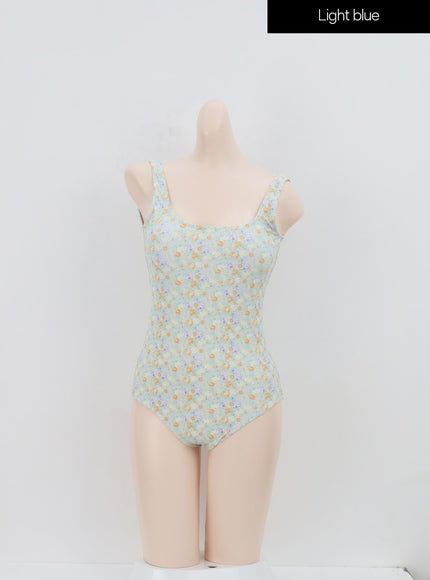 Flower Print Swimsuit IA314