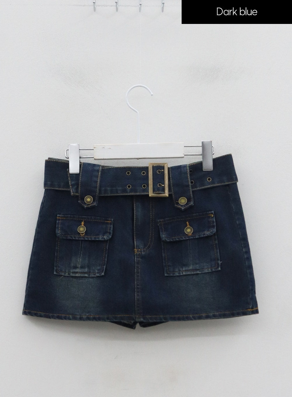 Belt Denim Mini Skirt IN22