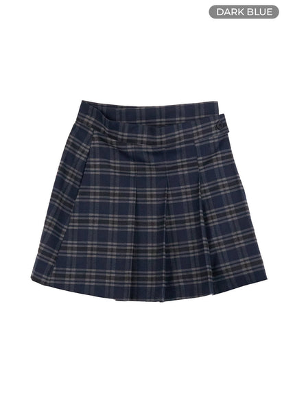 chic-checkered-wrap-mini-skirt-io409