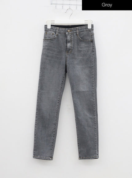 High Waist Ankle Jeans IM307