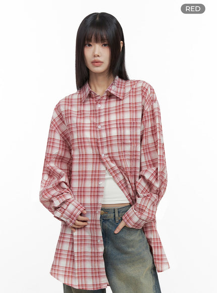 checkered-cotton-oversized-shirt-io430