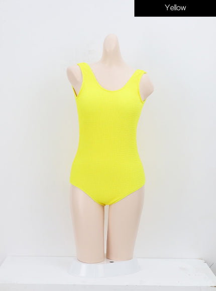 Ribbed Knit Swimsuit IA313