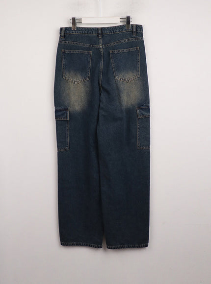 denim-high-waist-wide-leg-pocket-cargo-jeans-ij411