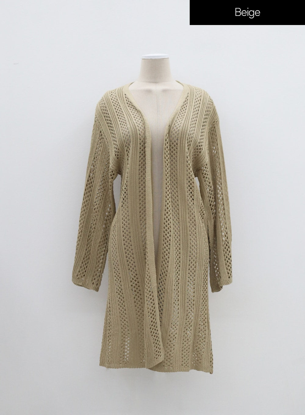 Stripe Crochet Robe IF324