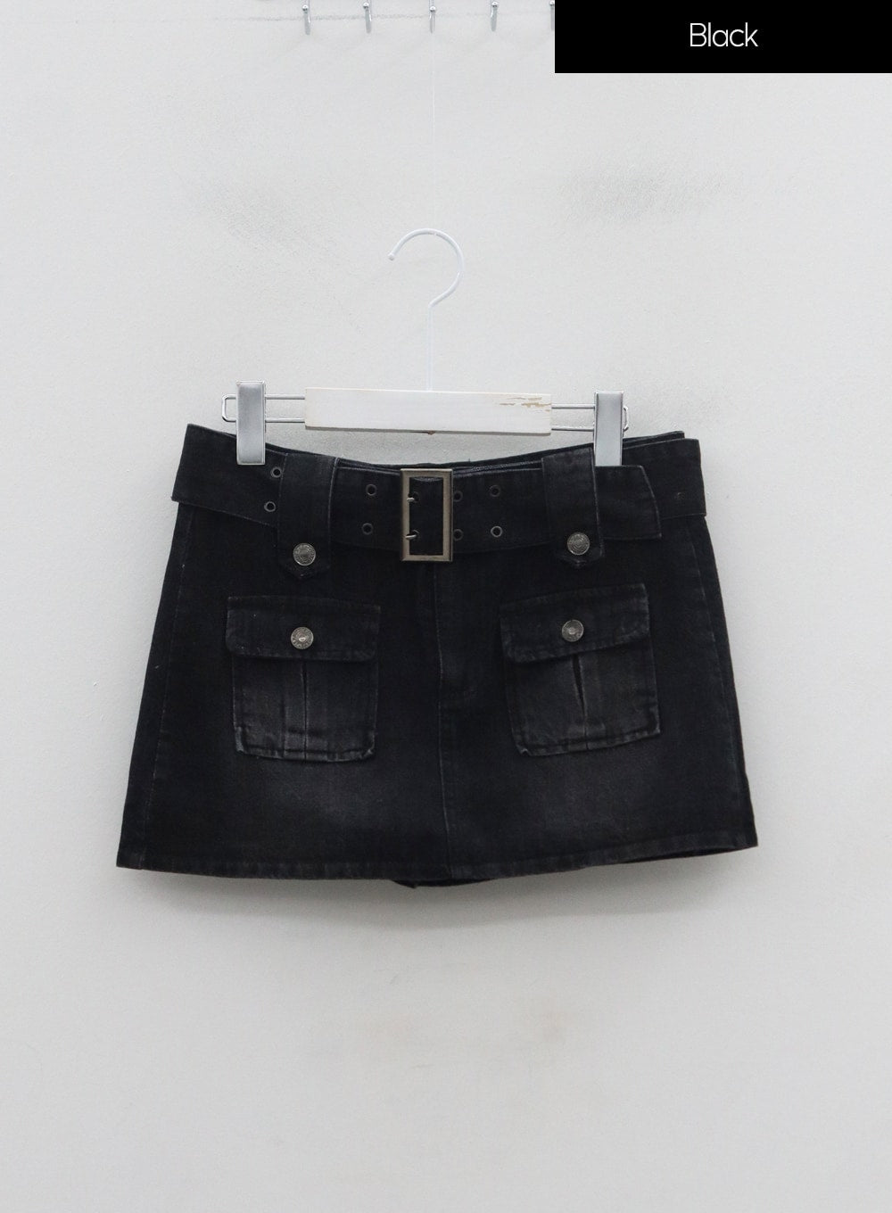 Belt Denim Mini Skirt IN22