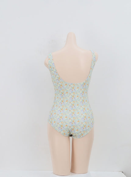 Flower Print Swimsuit IA314